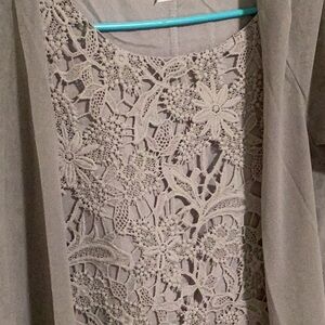 Gray Fancy Dress for Summer Wedding or ….